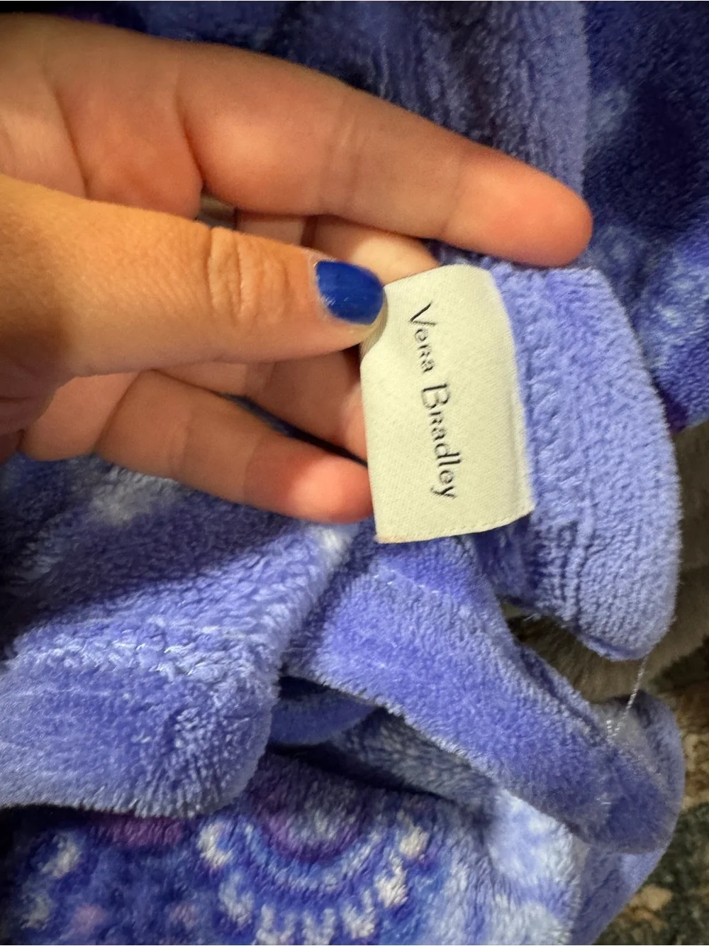 Vera Bradley plush throw